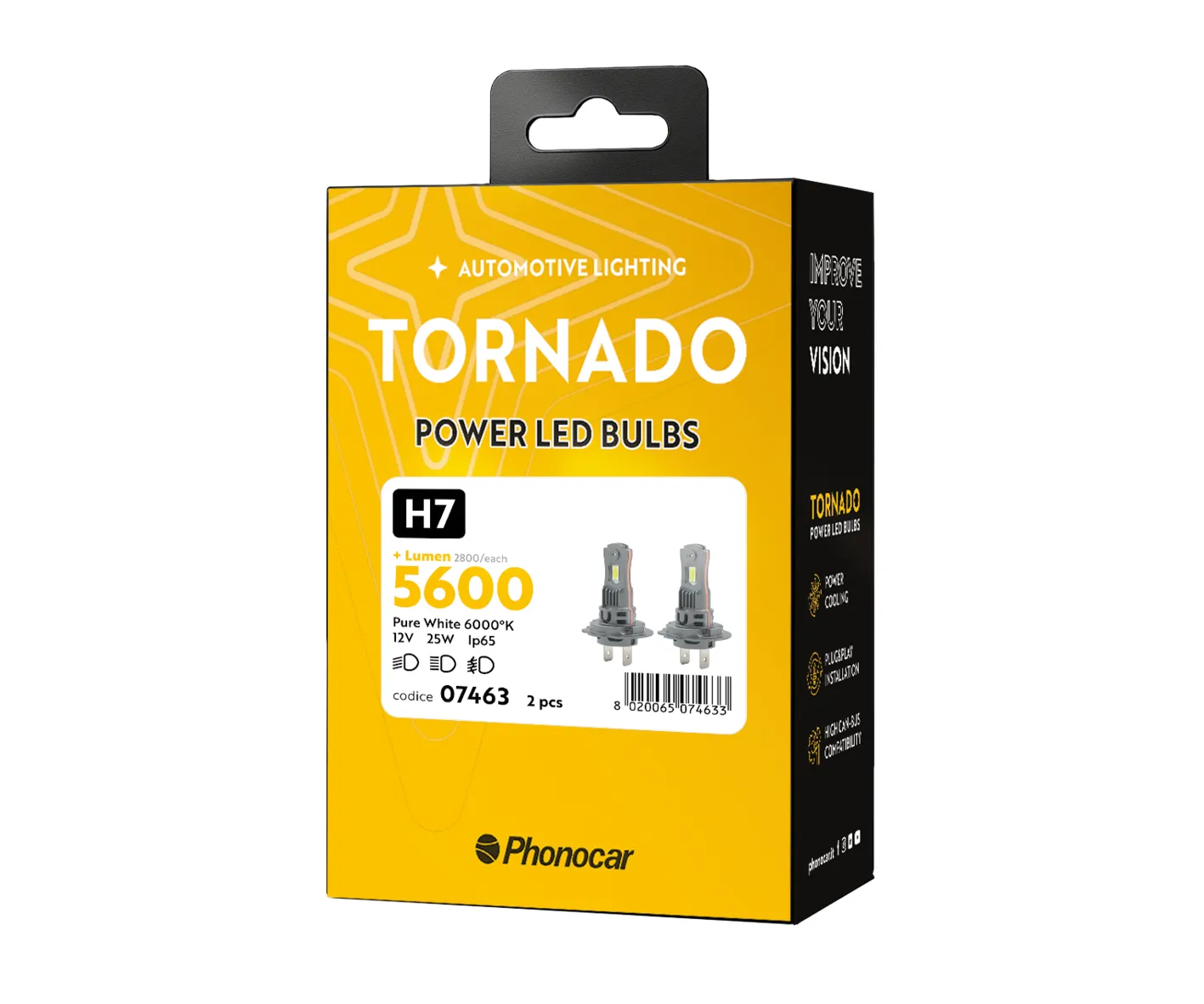 Lampade Led H7 Phonocar - immagine 2