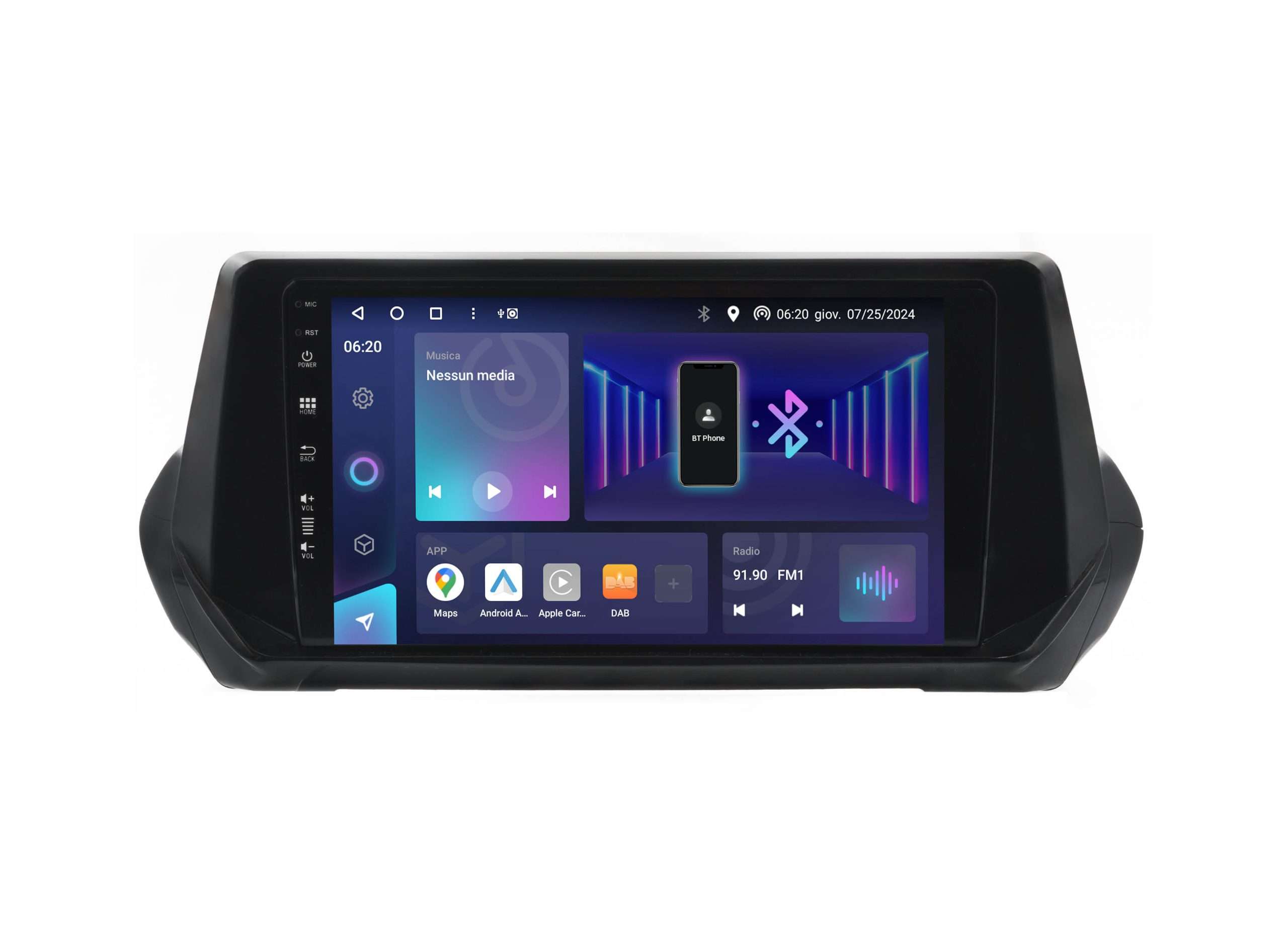 Mediastation phonocar customfit 9 Peugeot 2008