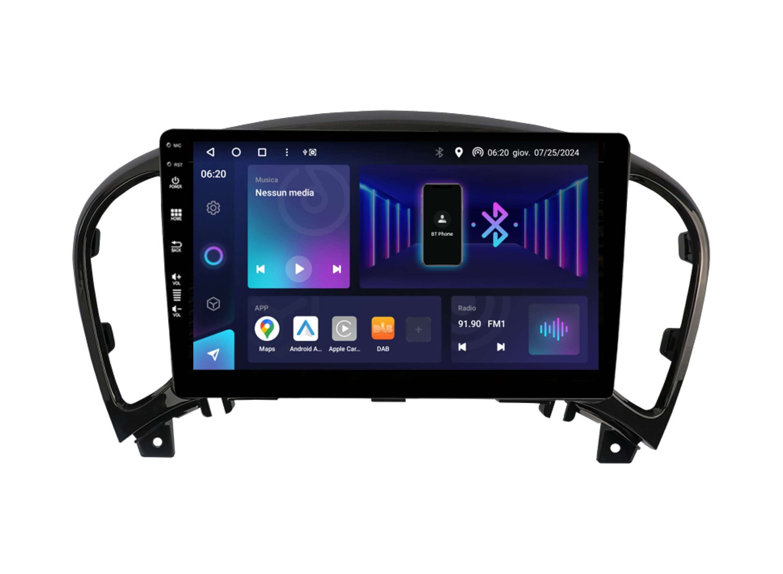 Mediastation phonocar customfit 9 Nissan Juke 2010-2019