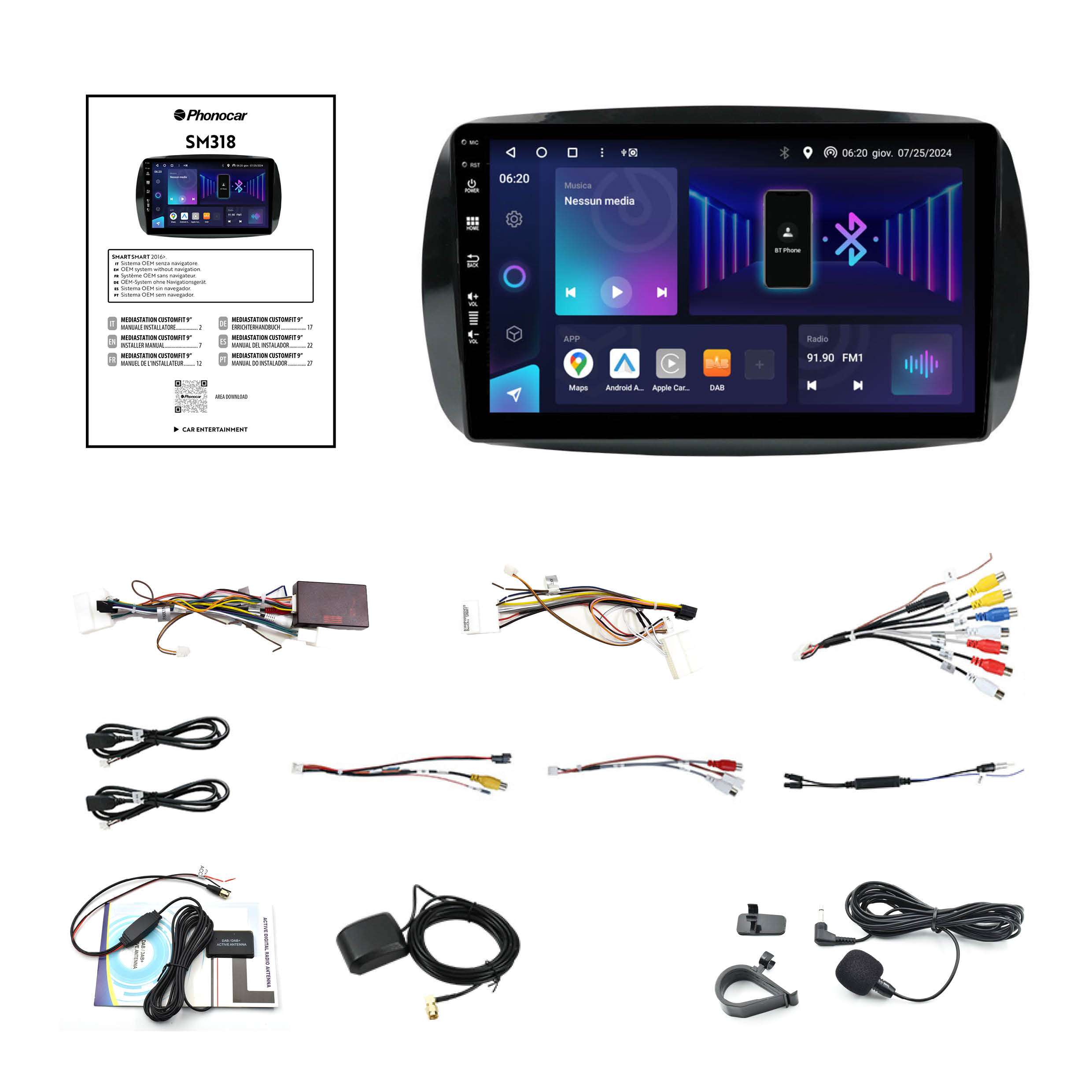 Mediastation Phonocar customfit 9 Smart fot two-forfour - immagine 3