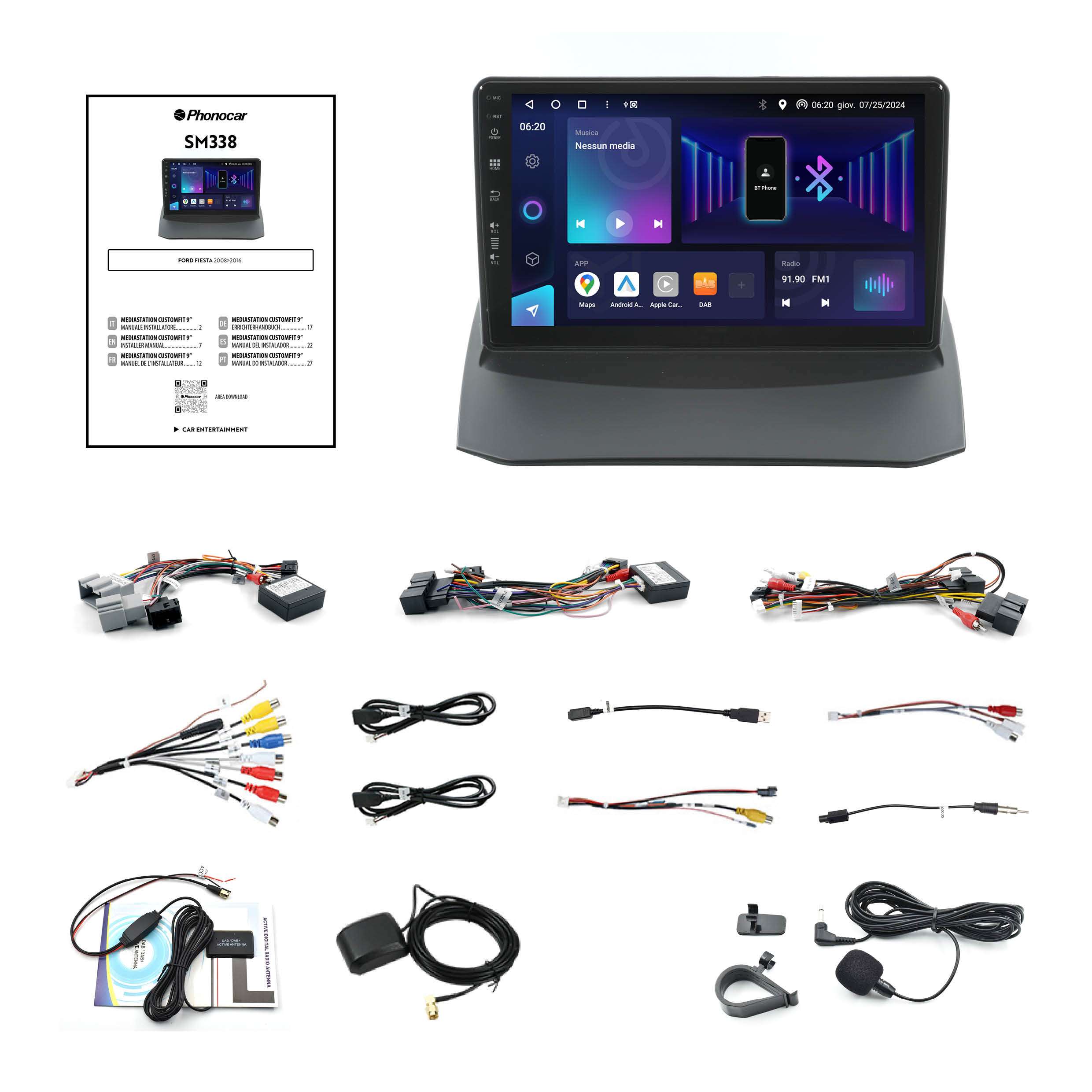 Mediastation phonocar customfit 9 Ford Fiesta - immagine 3