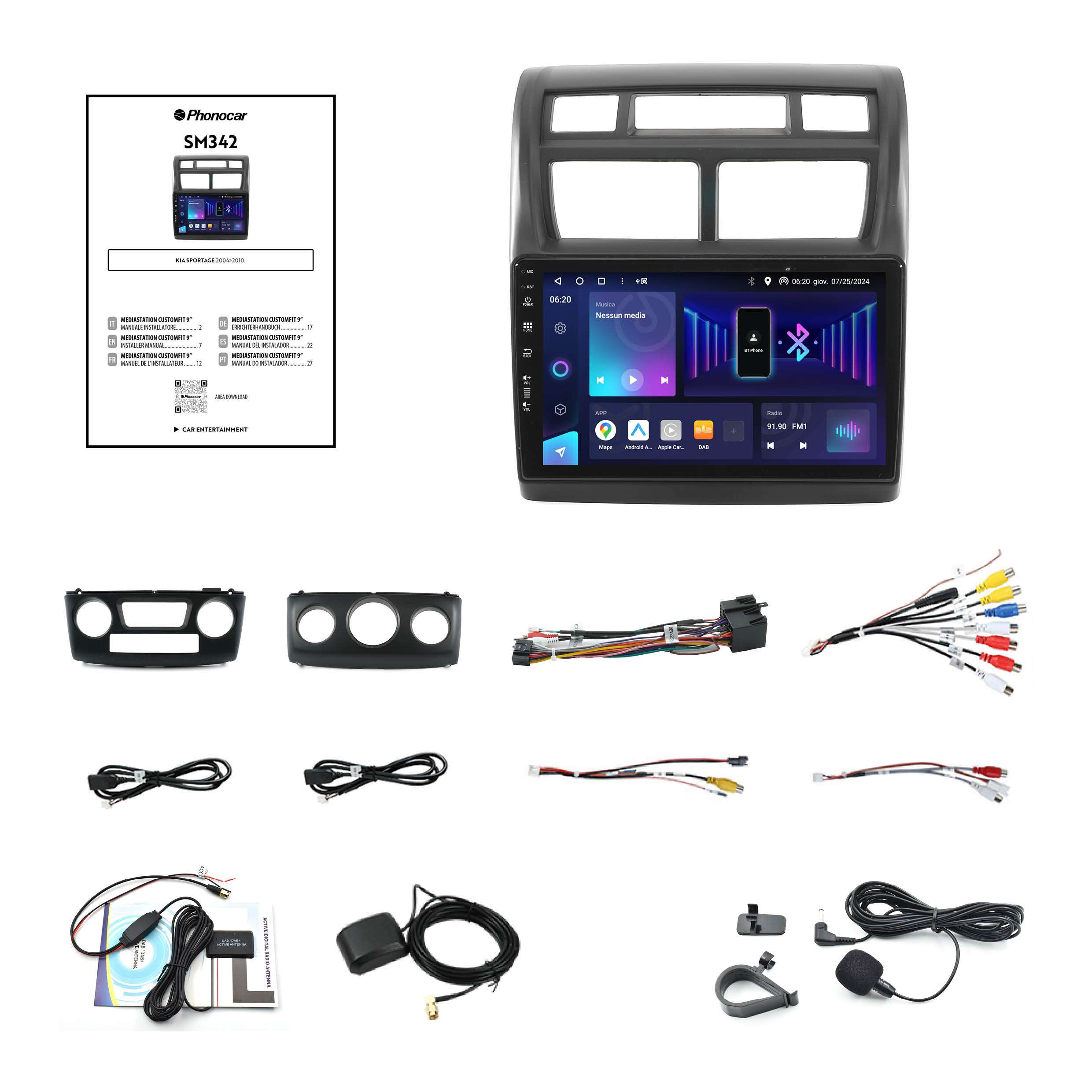 Mediastation phonocar customfit 9 Kia Sportage 2 - immagine 3