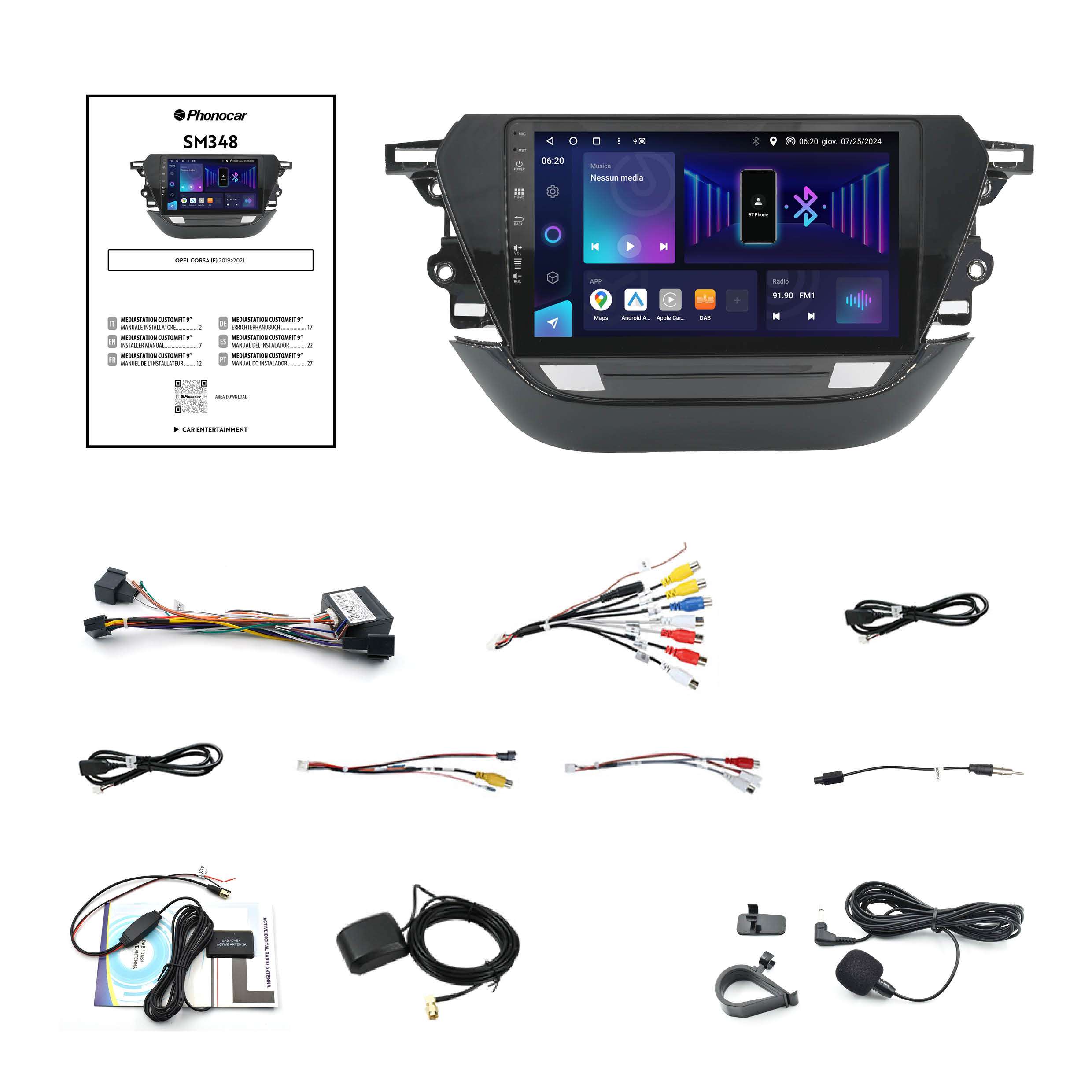 Mediastation phonocar customfit 9 Opel Corsa - immagine 3